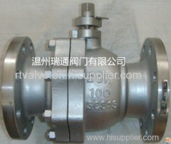 JIS 10K flanged ball valve