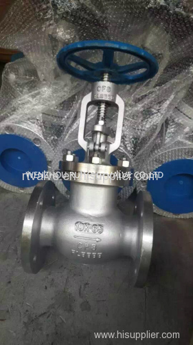 JIs stainless steel globe valve 10K