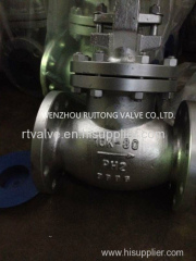 JIs stainless steel globe valve 10K