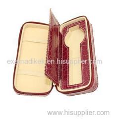 Zippered Single Watch Box Traveler''s Watch Storage Case Organizer