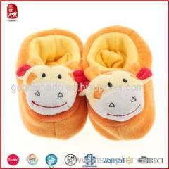 Beautiful Orange Baby Shoes With Cattle