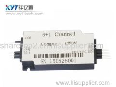 China supplier 1*6 channel compact cwdm