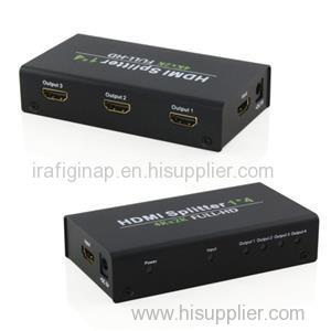 4K ULTRA HD 2160P Dolby True HD UHD 3D HDMI Splitter 1 in 4 out