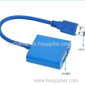 USB 3.0 to Vga Converter cable (support 2.0)