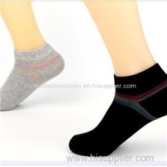 Man Black Ankle Sock