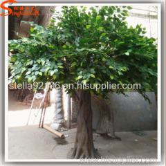 artificial greenery fiberglass ficus microcarpa trees artificial oak tree branches for weddings decoration