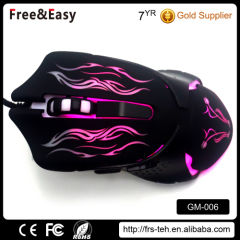 OEM LED custom 6d optical gaming mouse