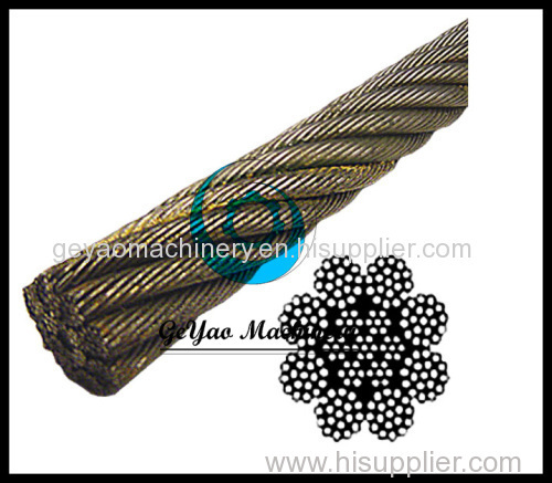 Bright Wire Rope EIPS IWRC 8x19(Rotation/spin Resistant)