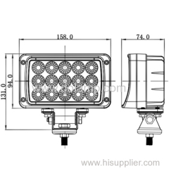 45W LED Work Lamp LED Work Light LED Worklamp LED Worklight