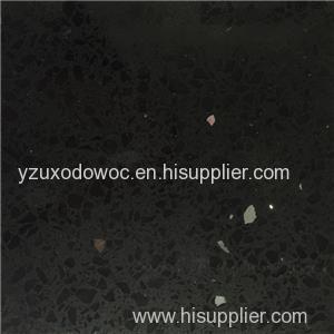 CE Certificiate Black Galaxy Man Made Quartz Stone