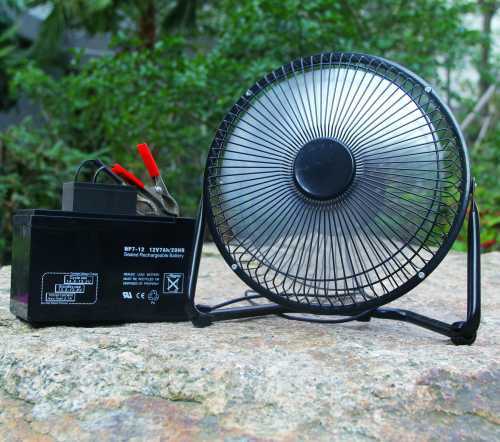 Cheap Price Solar DC12V Fan 9'' 6W with Brushless DC Motor