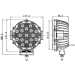 7" 51W LED Driving Lamp LED Work Light LED Off Road Light