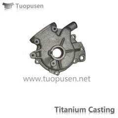 TPS titanium casting parts valve ASTM b367 investment casting