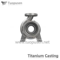 Presicion casting Titanium casting pump titanium valves Tuopusen