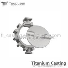 Ttitanium casting parts butterfly valve ASTM B367
