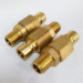 dme brass compression fittings air hose coupling with valve