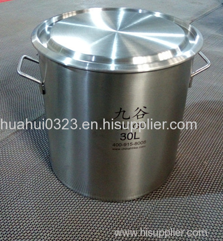 304 stainless steel straight mouth bucket for wine