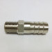 Chrome-plated brass hose pipe nipple threaded barb fitting