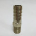 Chrome-plated brass hose pipe nipple threaded barb fitting