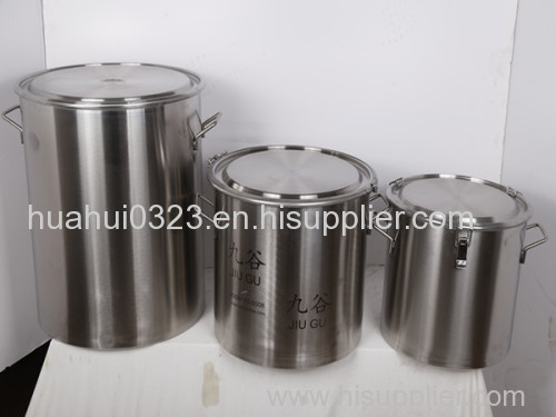 stainless steel cooking oil vessel