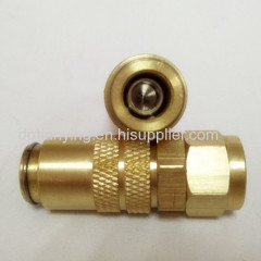 Hasco water fittings with shut off and cap nut