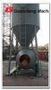 Professional blue mobile cement silo for dry mortar mixing plant