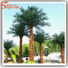 Palm tree artificial decorative amazing green fiberglass palm leaves