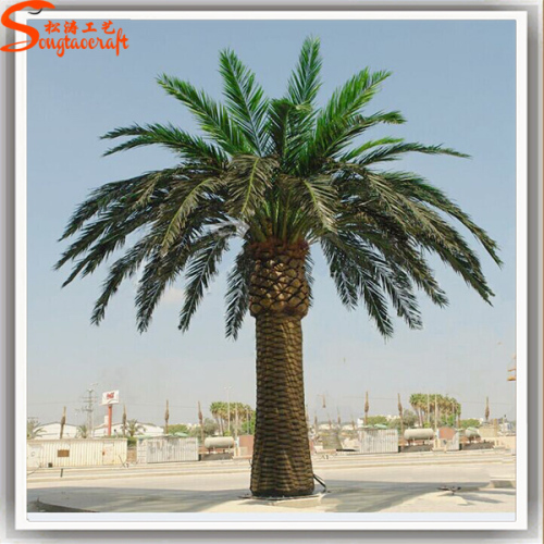 Outdoor artificial date palm tree fake palm trees decorative large install tree