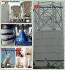 Good design white Steel piece Cement Silo with 200T for concrete batching plant