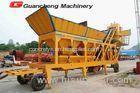 25 m3/h Capacity mobile concrete batching plant 380V / 50HZ