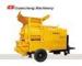 Mobile Concrete Mixer Pump JS500 twin shaft 25 m3/h Output Capacity
