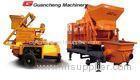 Twin Shaft Mobile concrete mixer pump trailer for construction