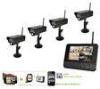 Waterproof Outdoor Wireless Digital 4 Camera Security System 2.4GHz 1/5&quot; CMOS