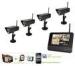 Waterproof Outdoor Wireless Digital 4 Camera Security System 2.4GHz 1/5" CMOS