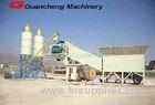 35 m3/h Capacity mobile concrete batch plant Semi-trailer Transport way