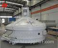 3900kg Weight concrete planetary mixer Ni-hard cast iron blades are more wearable