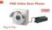 720P / VGA POE WirelessVideo Doorbell IP Camera White Color 70 Degree