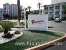Hotel Health Green Landscaping Artificial Grass Recyclable 40mm Height