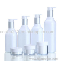 cosmetic plastic bottle and jars