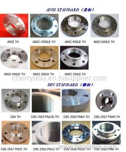 Forged steel plate flange