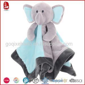 Baby Bib With Grey Elephant