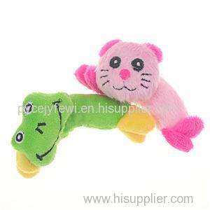 Cute Puppy Short Plush Pet Toys For Cats