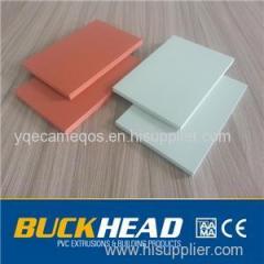 Pvc Construction Formwork Board