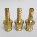 Brass valve nipple brass push on nipple fitting