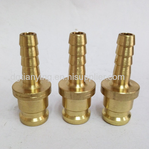 Brass valve nipple brass push on nipple fitting