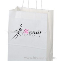 Printed Jenny White Paper Shopping Bags