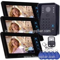 TS-806MJIDSNRED13 Recording Video Door Phone With Keyfobs manufacturer