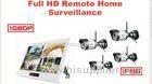 Weatherproof Shop Full HD Remote Home Security Camera Set With 4 Cameras