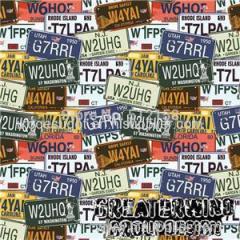 PVA Film For Motorcycle Hydro Graphics Film Water Transfer Decal Car License Plates Pattern GWR010