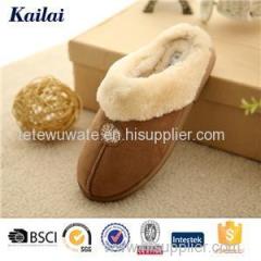 Suede Fabric Slipper Product Product Product